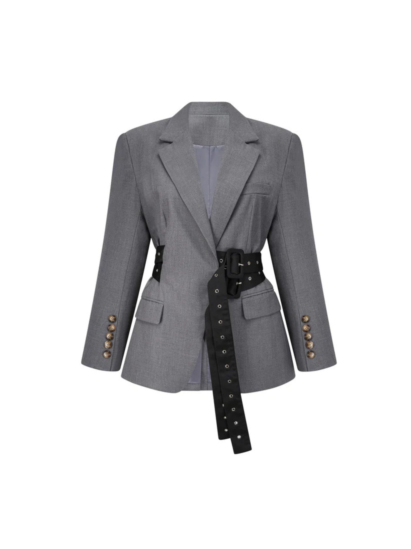 Blazer Sartoriale con Cintura Utility