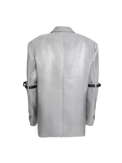 Blazer Oversize Metallico