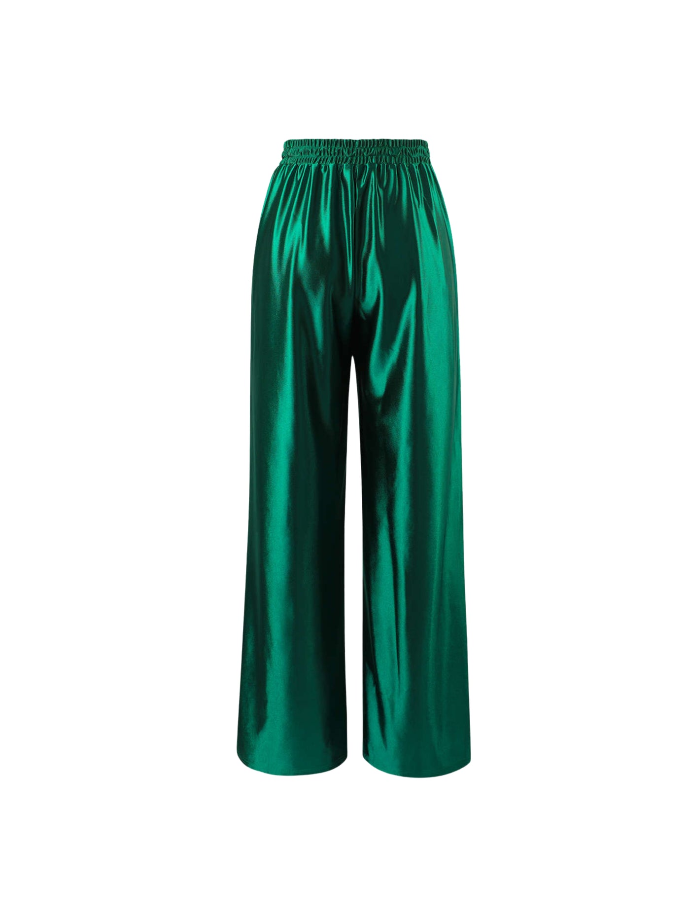 Pantaloni Satin Smeraldo