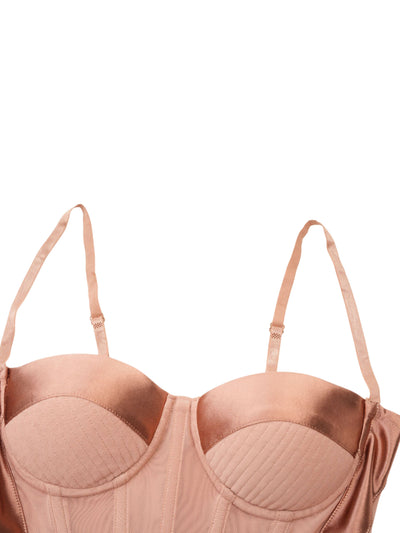 Abito Rosa Bustier