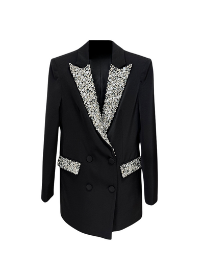 Blazer Rever in Cristalli